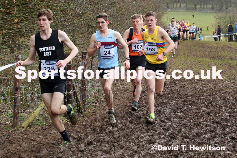Mens under-20s, 2020 British Athletics Inter Counties Cross Country Champs., Prestwold Hall, Loughborough. Photo: David T. Hewitson/Sports for All Pics